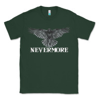 Sports Green Hot Trend Raven Nevermore Poetry Halloween Edgar Allan Poe Classic Tee - lanVoArt