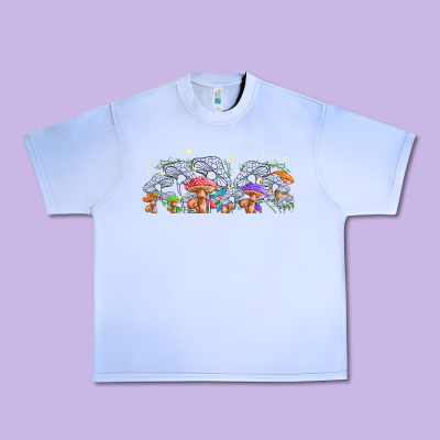 Magic Mushroom Urban Heavy Tee Designed By Tumblerdesignbyshophia