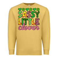 Antique Gold sassy little clover st patrick s day Premium Sweatshirt - Artiststas