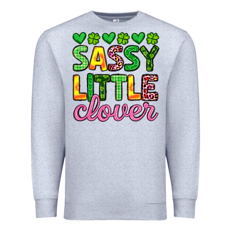 Sassy Little Clover St Patrick S Day Premium Sweatshirt by Artiststas | Teevron