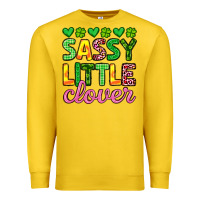 Lemon sassy little clover st patrick s day Premium Sweatshirt - Artiststas