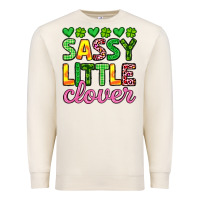 Sandshell sassy little clover st patrick s day Premium Sweatshirt - Artiststas