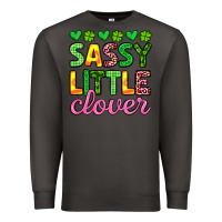 Smoke sassy little clover st patrick s day Premium Sweatshirt - Artiststas