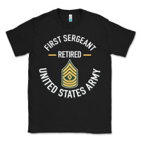 Black first sergeant 1sg retired army military retirement gifts long sleeve Classic Tee - lanVoArt