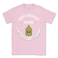 Bubblegum Pink first sergeant 1sg retired army military retirement gifts long sleeve Classic Tee - lanVoArt