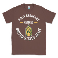 Chestnut first sergeant 1sg retired army military retirement gifts long sleeve Classic Tee - lanVoArt