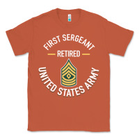 Copper first sergeant 1sg retired army military retirement gifts long sleeve Classic Tee - lanVoArt