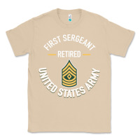 Mushroom first sergeant 1sg retired army military retirement gifts long sleeve Classic Tee - lanVoArt