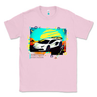 Bubblegum Pink Lam borghini Aventador SVJ gift Classic Tee - lanVoArt