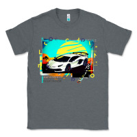 Charcoal Heather Lam borghini Aventador SVJ gift Classic Tee - lanVoArt