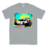 Heather Grey Lam borghini Aventador SVJ gift Classic Tee - lanVoArt