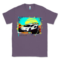 Lavender Lam borghini Aventador SVJ gift Classic Tee - lanVoArt