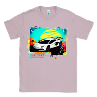 Lilac Lam borghini Aventador SVJ gift Classic Tee - lanVoArt