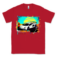 Red Lam borghini Aventador SVJ gift Classic Tee - lanVoArt