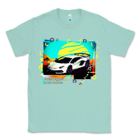 Seafoam Lam borghini Aventador SVJ gift Classic Tee - lanVoArt