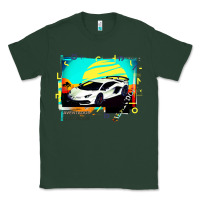 Sports Green Lam borghini Aventador SVJ gift Classic Tee - lanVoArt