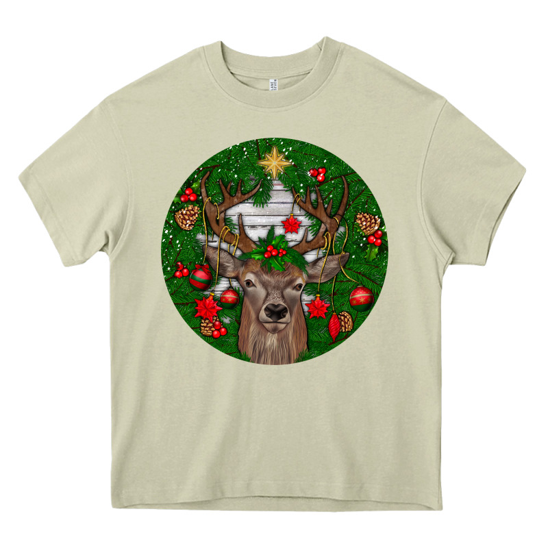 Deer Christmas Heavy Core Tee by BundleAndBundleShop | Teevron