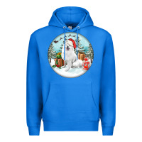 True Royal Christmas samoyed dog Premium Hoodie - FaDigitalArtStudio
