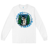 White cozy season Long Sleeve Tee - CowGirlArtShop