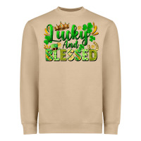 Mushroom lucky and blessed Heavyweight Sweatshirt - FaDigitalArtStudio