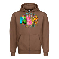 Chestnut Chillin Peeps With My Zipper Hoodie - CowhideDigitalArt