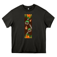 Asphalt American football dad pen wrap Heavy Core Tee - BundleAndBundleShop