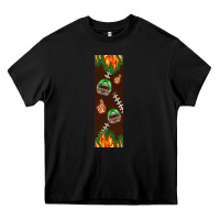 Black American football dad pen wrap Heavy Core Tee - BundleAndBundleShop