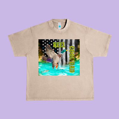 Reel Cool Dad Bass Urban Heavy Tee Designed By Tumblerdesignbyshophia