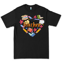 Black teacher heart Premium Tee - Artiststas