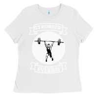 White Stronger Everday Ladies Tee - Bettercallsaul