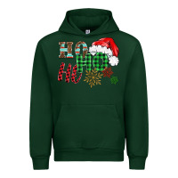 Forest Green ho ho ho christmas Urban Hoodie - BarkalooDesign