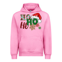 Fuchsia Pink ho ho ho christmas Urban Hoodie - BarkalooDesign