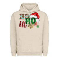 Pigment French Oak ho ho ho christmas Urban Hoodie - BarkalooDesign