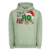 Pigment Oil Green ho ho ho christmas Urban Hoodie - BarkalooDesign