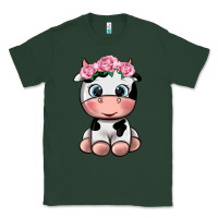 Sports Green cute cow Classic Tee - texasbilliewilder