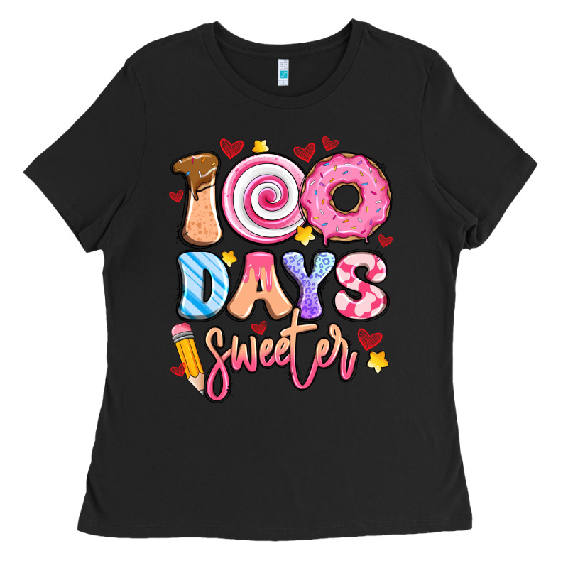 100 Days Sweeter Ladies Tee by Artiststas | Teevron