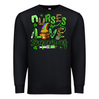 Black nurses love shenanigans st patricks day Premium Sweatshirt - Artiststas