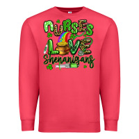 Cardinal nurses love shenanigans st patricks day Premium Sweatshirt - Artiststas