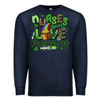 Navy nurses love shenanigans st patricks day Premium Sweatshirt - Artiststas