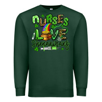 Sports Green nurses love shenanigans st patricks day Premium Sweatshirt - Artiststas