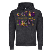 Vintage Black King cake calories don't count Vintage Hoodie - HowdyJamesFarm