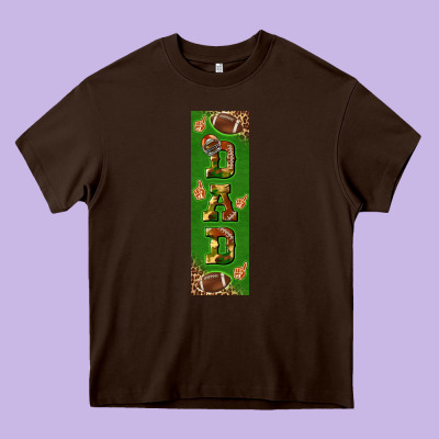 American Football Dad Pen Wrap Heavy Core Tee Designed By Bundleandbundleshop