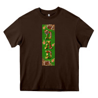 Chocolate Brown american football dad pen wrap Heavy Core Tee - BundleAndBundleShop