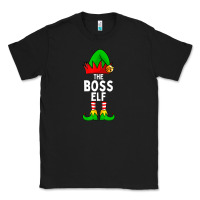 Black Boss Elf Matching Family Christmas Classic Tee - lanVoArt