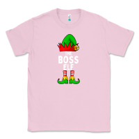 Bubblegum Pink Boss Elf Matching Family Christmas Classic Tee - lanVoArt