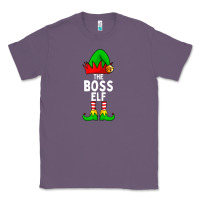 Lavender Boss Elf Matching Family Christmas Classic Tee - lanVoArt