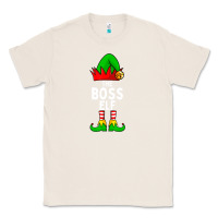 Natural Boss Elf Matching Family Christmas Classic Tee - lanVoArt