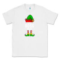 White Boss Elf Matching Family Christmas Classic Tee - lanVoArt