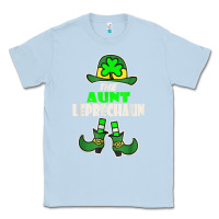 Dusty Blue funny the aunt irish leprechaun st patricks day gift t shirt Classic Tee - lanVoArt