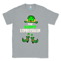 Heather Grey funny the aunt irish leprechaun st patricks day gift t shirt Classic Tee - lanVoArt